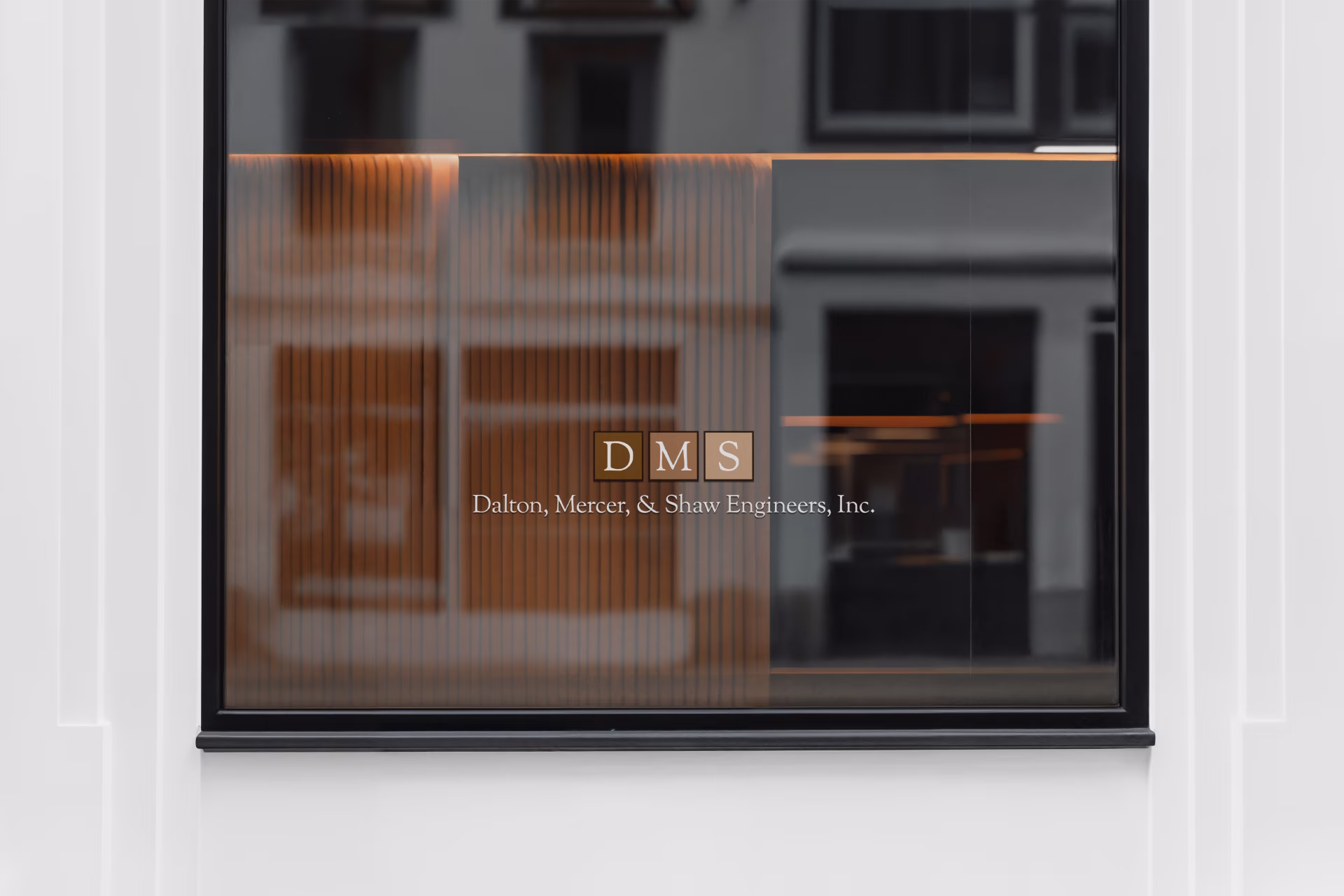 Old Dalton, Mercer, and Shaw office signage.