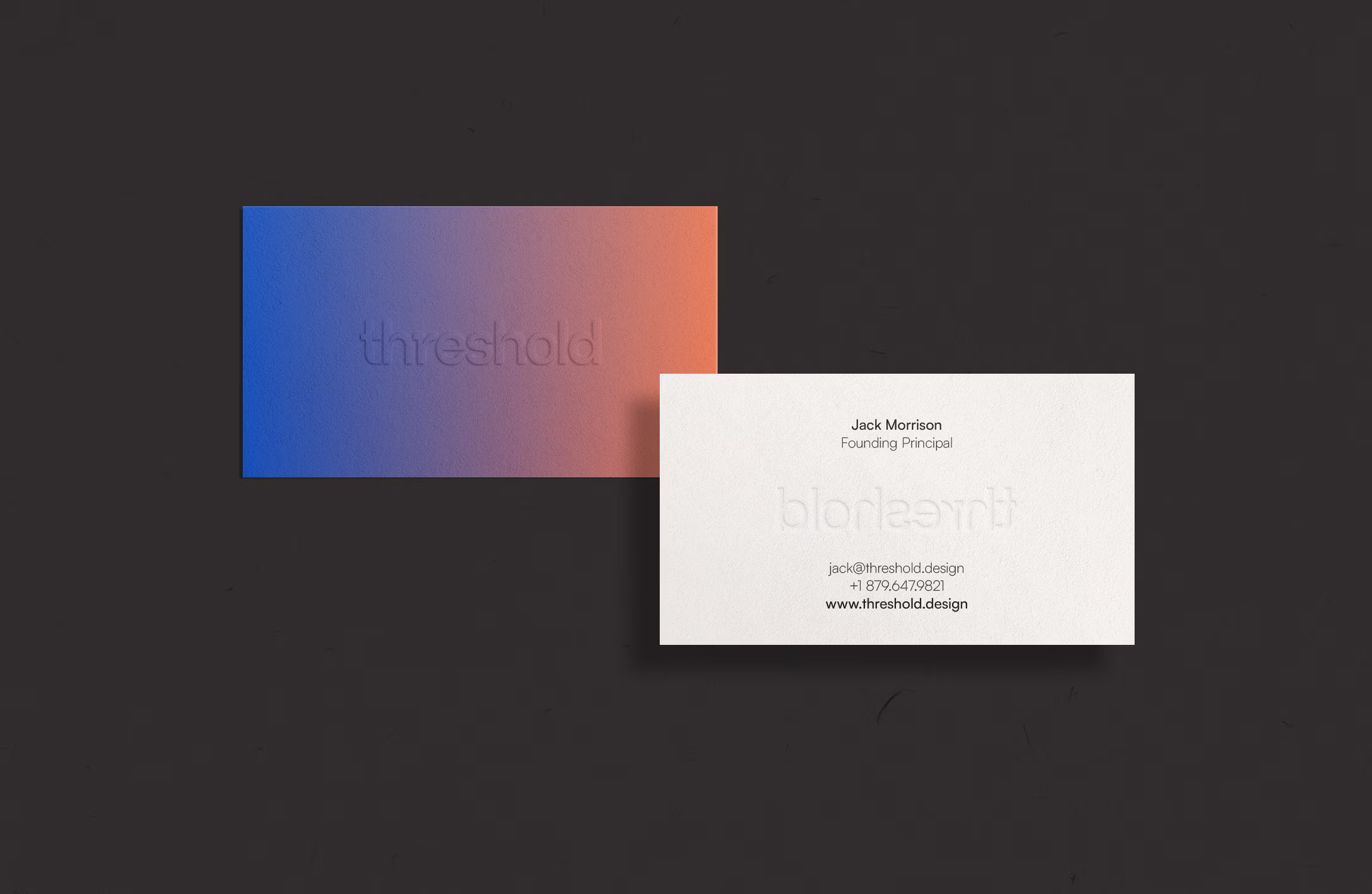 Threshold Studio Business Cards