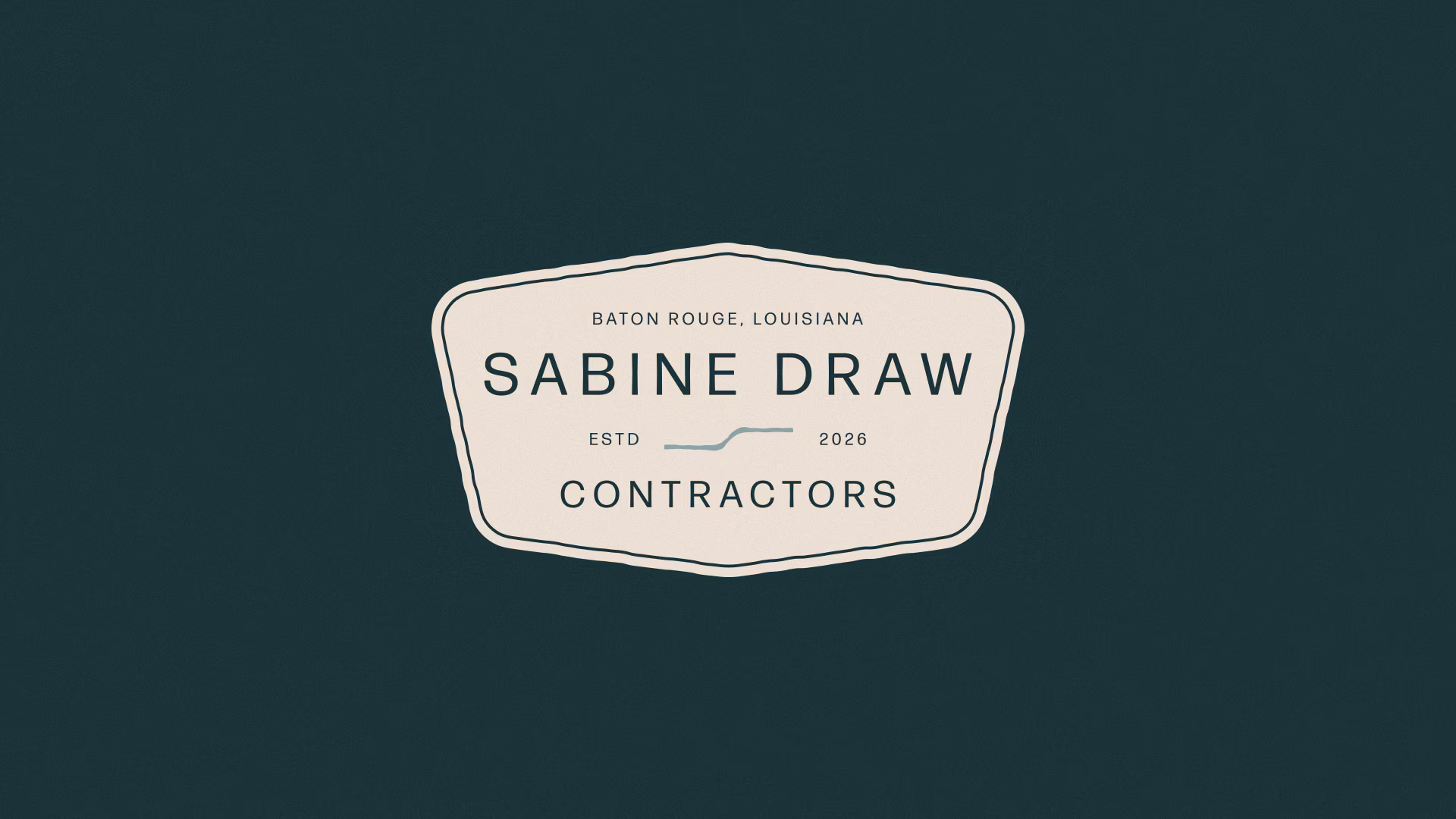 Sabine Draw light badge