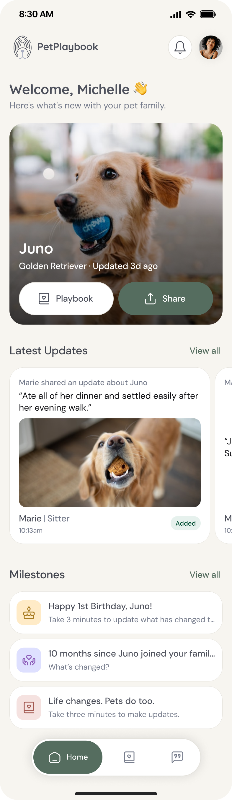 Life changes. Pets do too. Take three minutes to make updates.