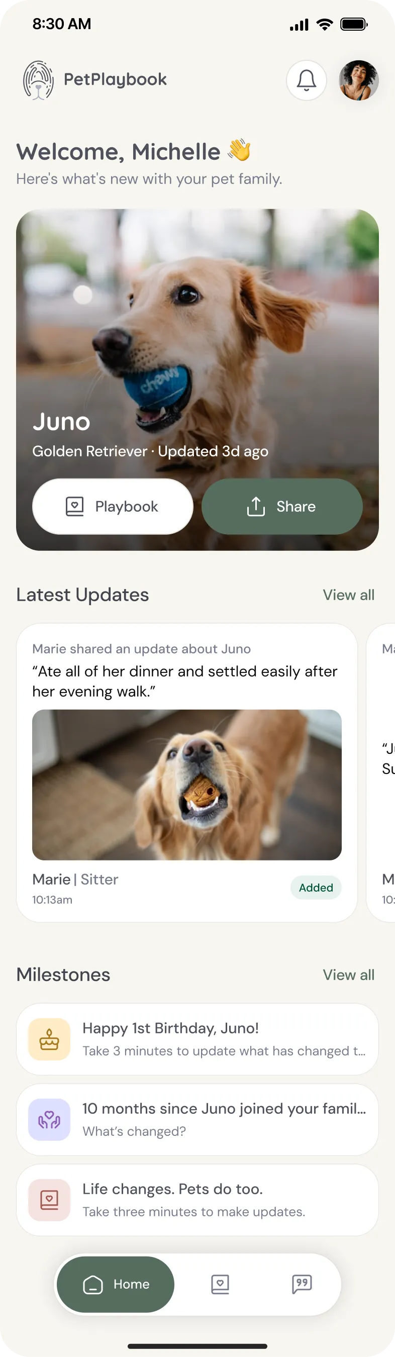 Life changes. Pets do too. Take three minutes to make updates.