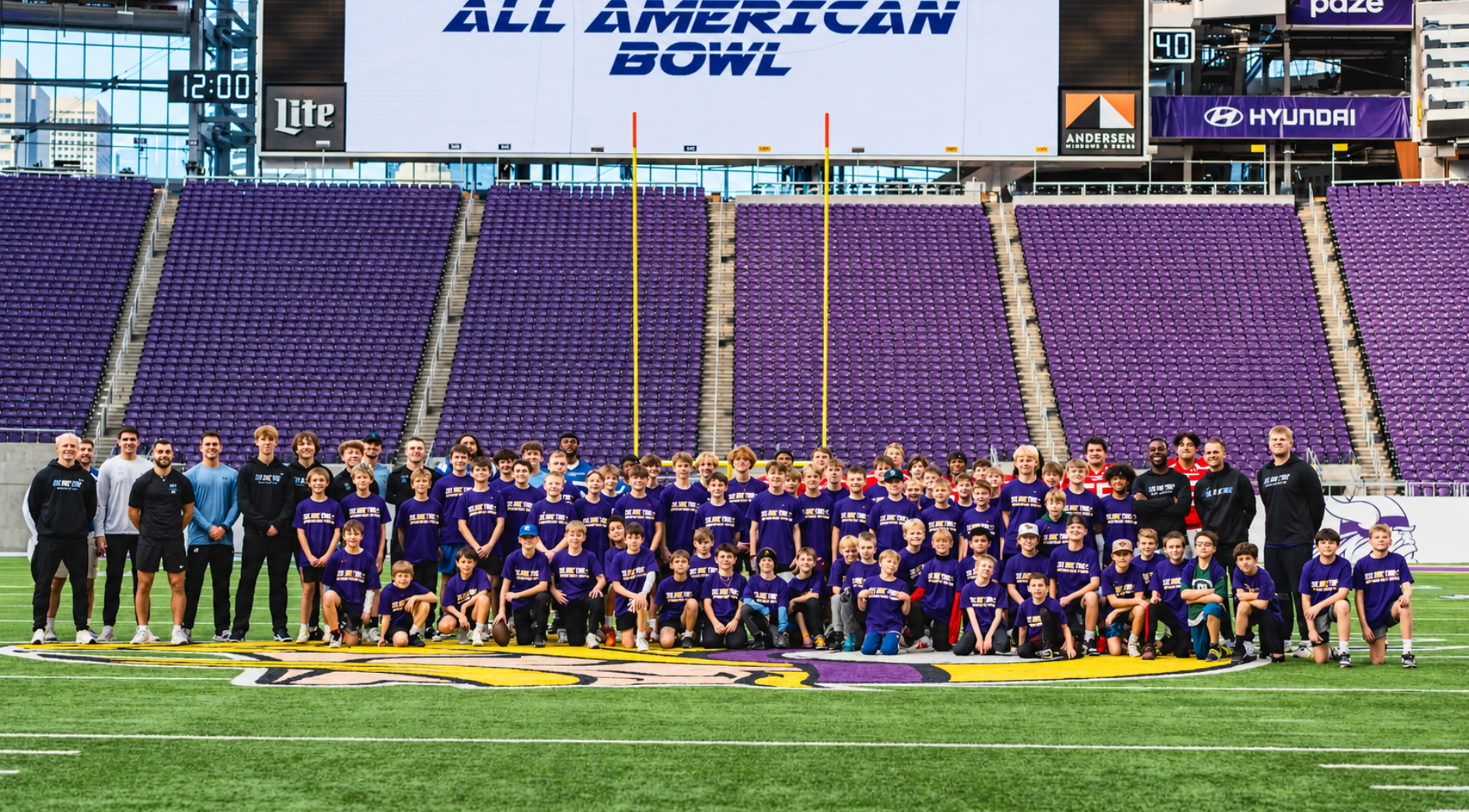 U.S. BANK STADIUM YOUTH CAMP