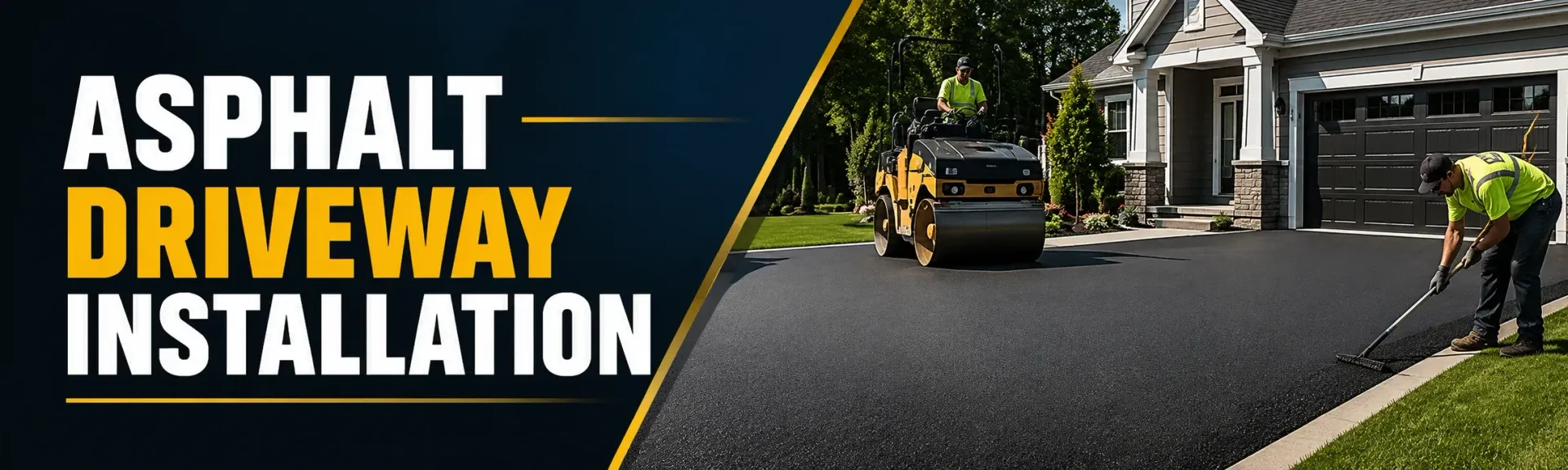 Asphalt driveway installation in Tess Corners, WI
