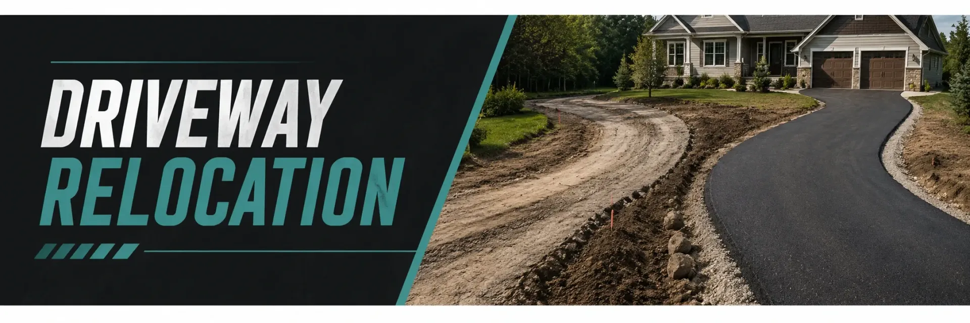 Driveway relocation in Muskego, WI