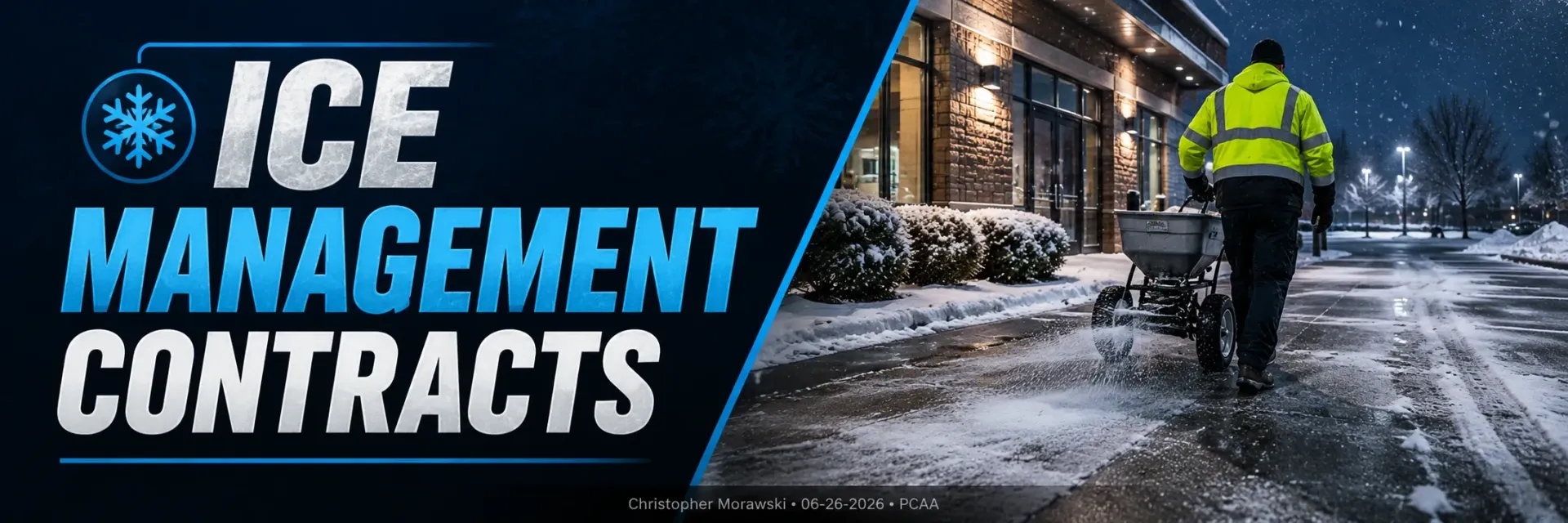 Ice management contract service in Vernon, WI