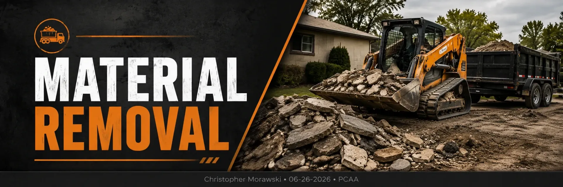 Material removal in Mukwonago, WI