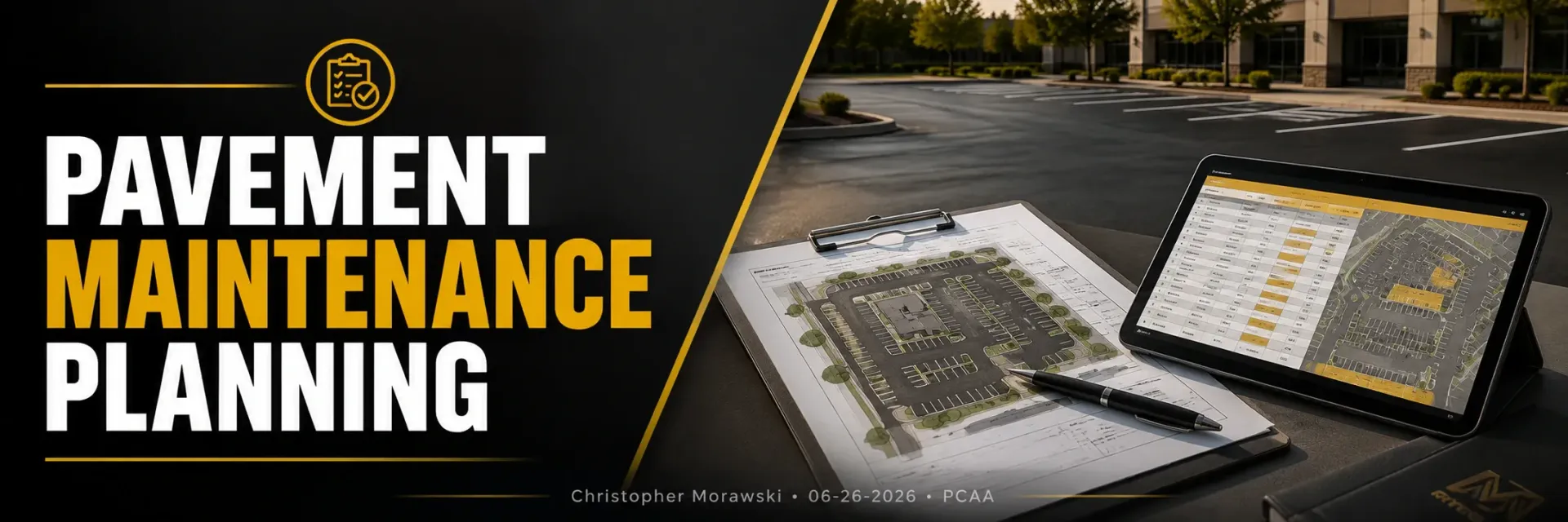 Pavement maintenance planning in Greendale, WI