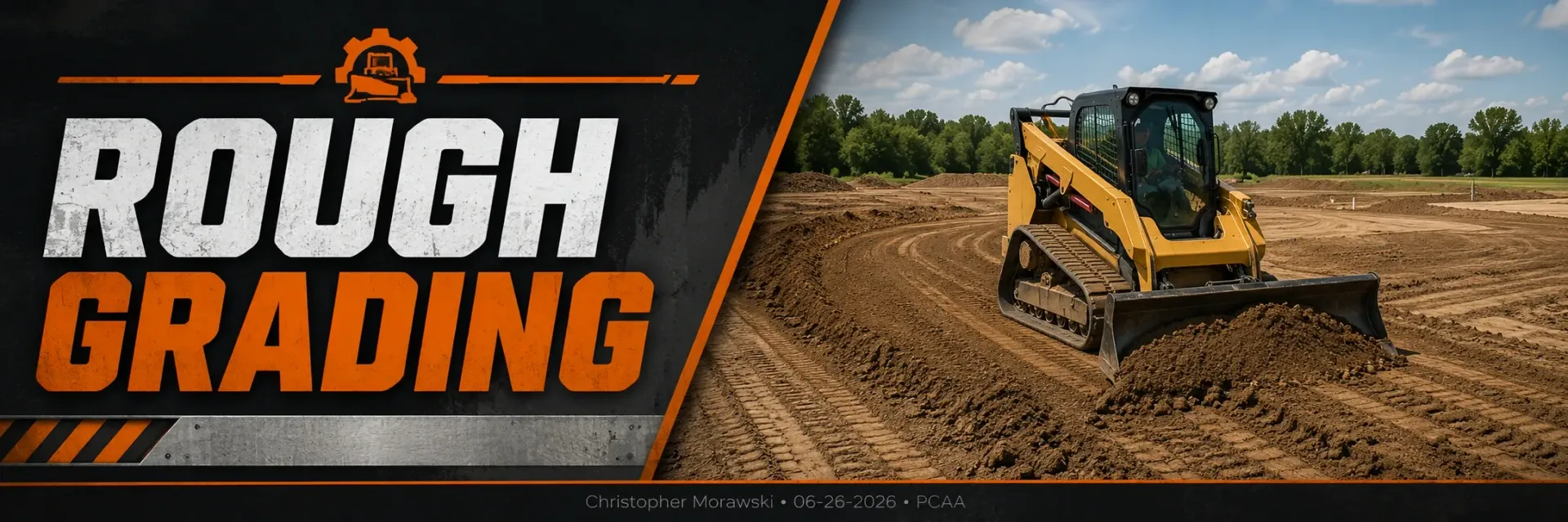 Rough grading in Franklin, WI