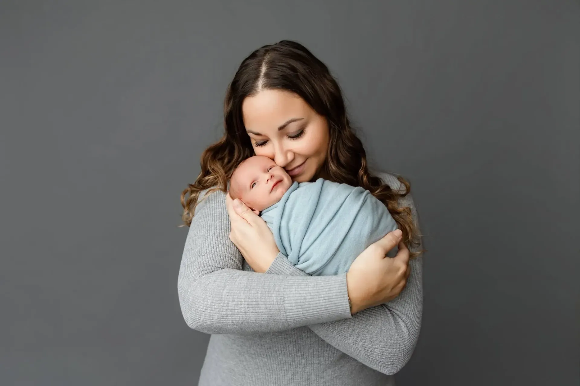Katie Morawski, Co-Owner of Purpose Contracting Asphalt, with her newborn