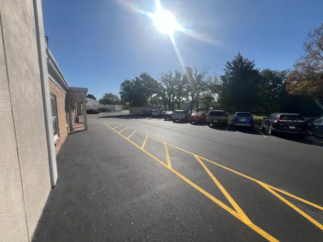 Completed asphalt parking lot by Purpose Contracting Asphalt in Southeastern Wisconsin, project photo 10 of 12