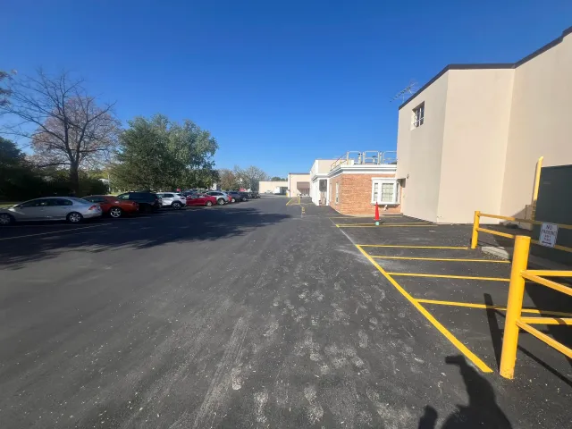 Completed asphalt parking lot by Purpose Contracting Asphalt in Southeastern Wisconsin, project photo 7 of 12
