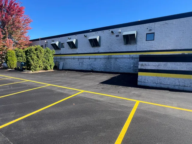 Completed asphalt parking lot by Purpose Contracting Asphalt in Southeastern Wisconsin, project photo 6 of 12