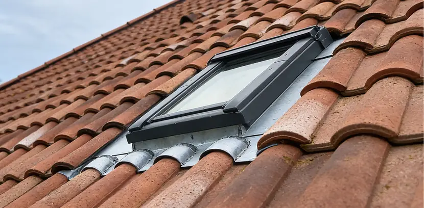 Pose de fenêtre de toit Velux par 2C Couvreur Bayonne