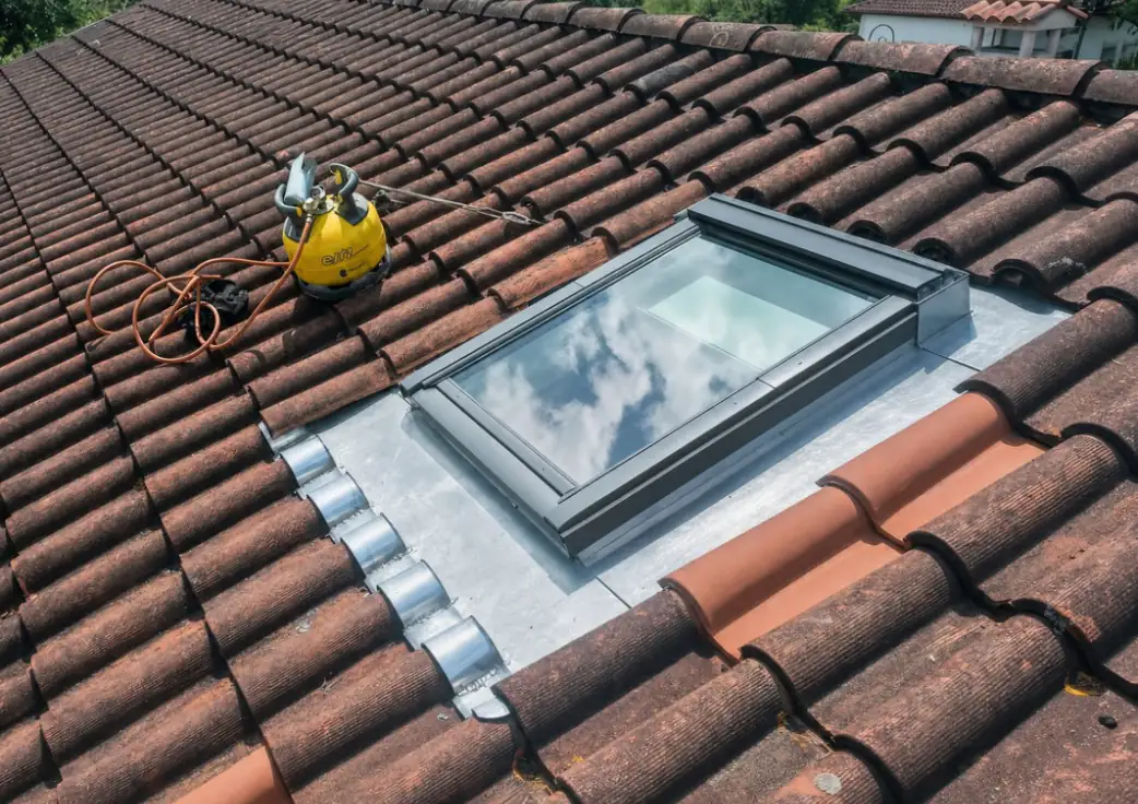 Velux remplacé avec un entourage zinc façonné sur mesure à Bayonne