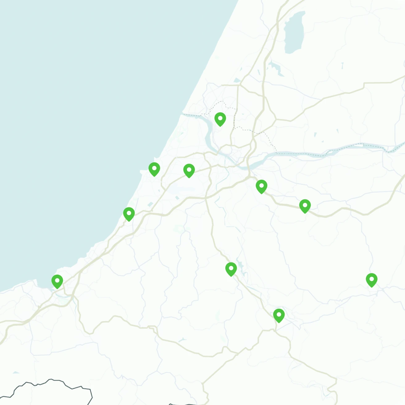 Carte de la zone d'intervention de 2C Couvreur autour de Bayonne — voir sur Google Maps
