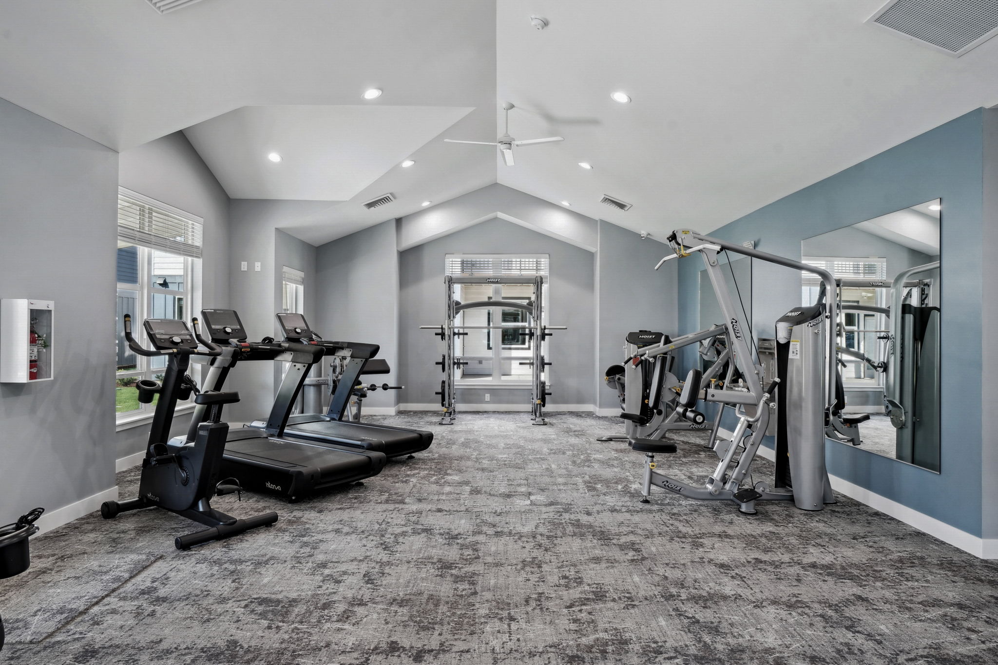 Fitness Center with Cardio and Strength Equipment