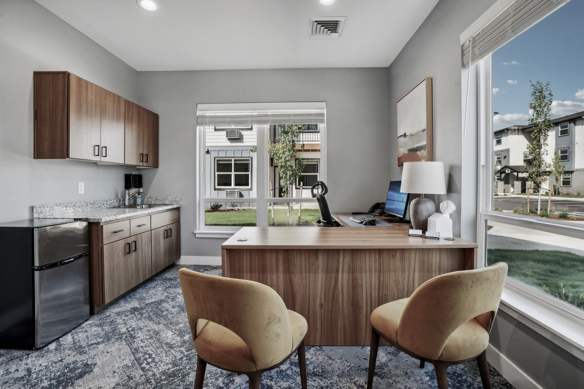 Leasing Office with Lounge Seating