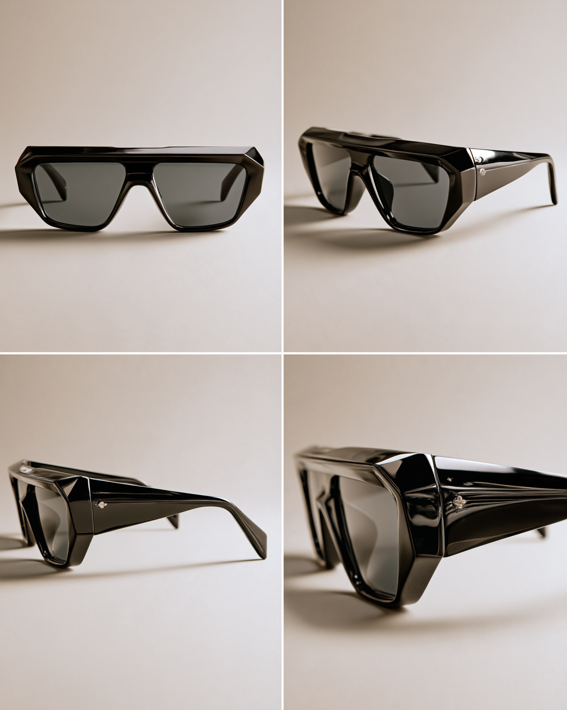 LINE AXIS — product views of the frame from front, side and above
