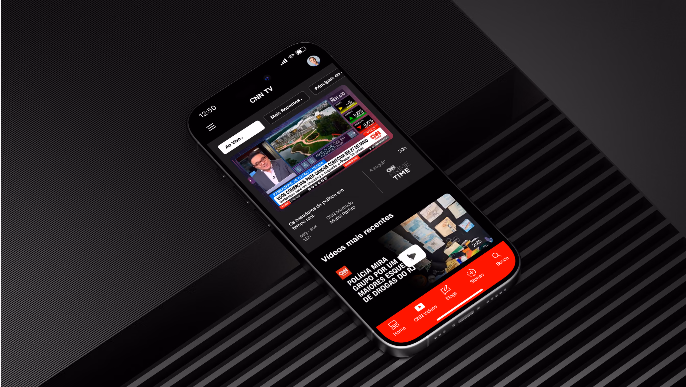 CNN — app mockup