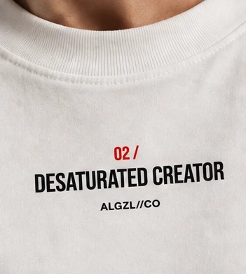 02 / Desaturated Creator — chest print