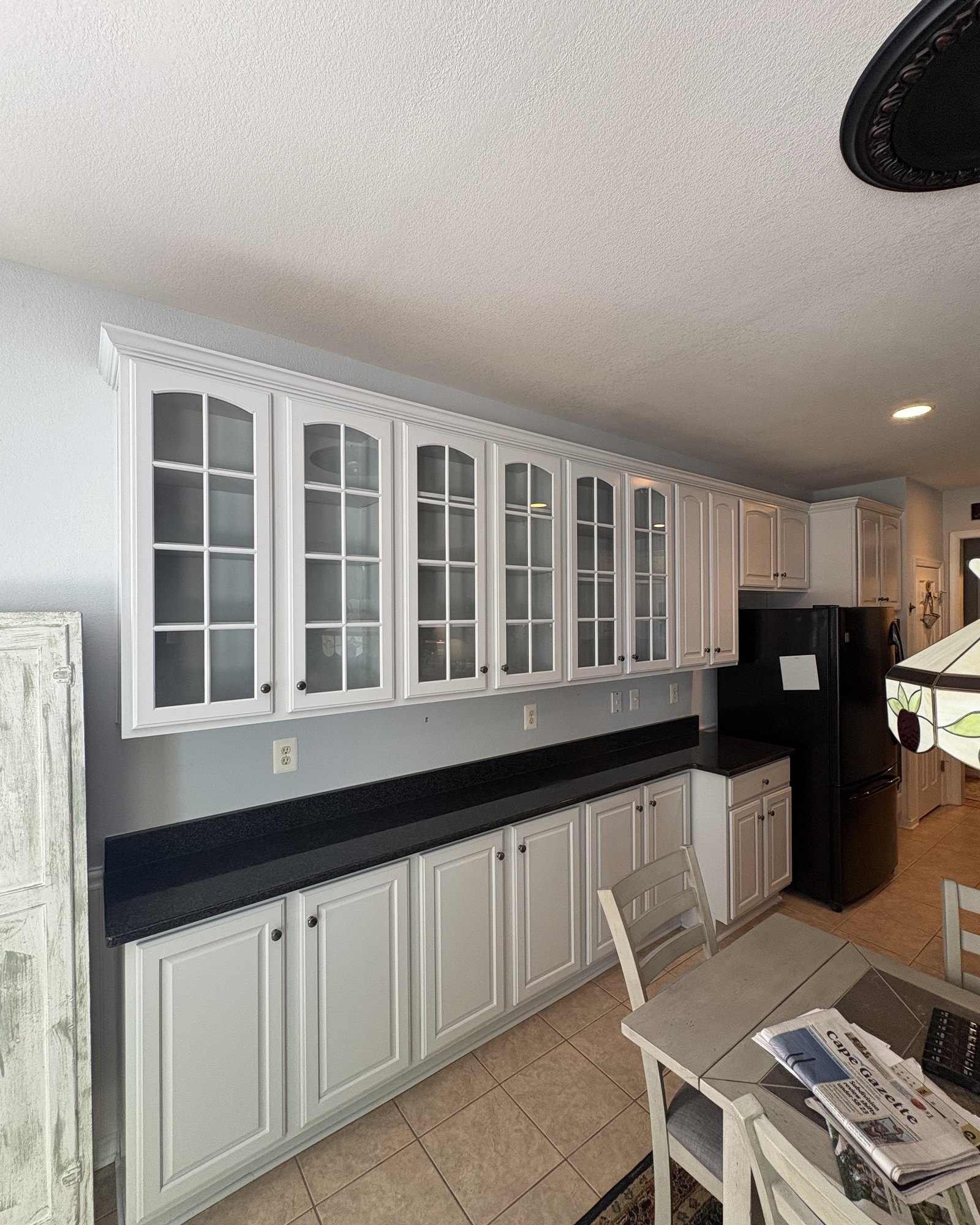 Room prepped and protected before drywall finishing