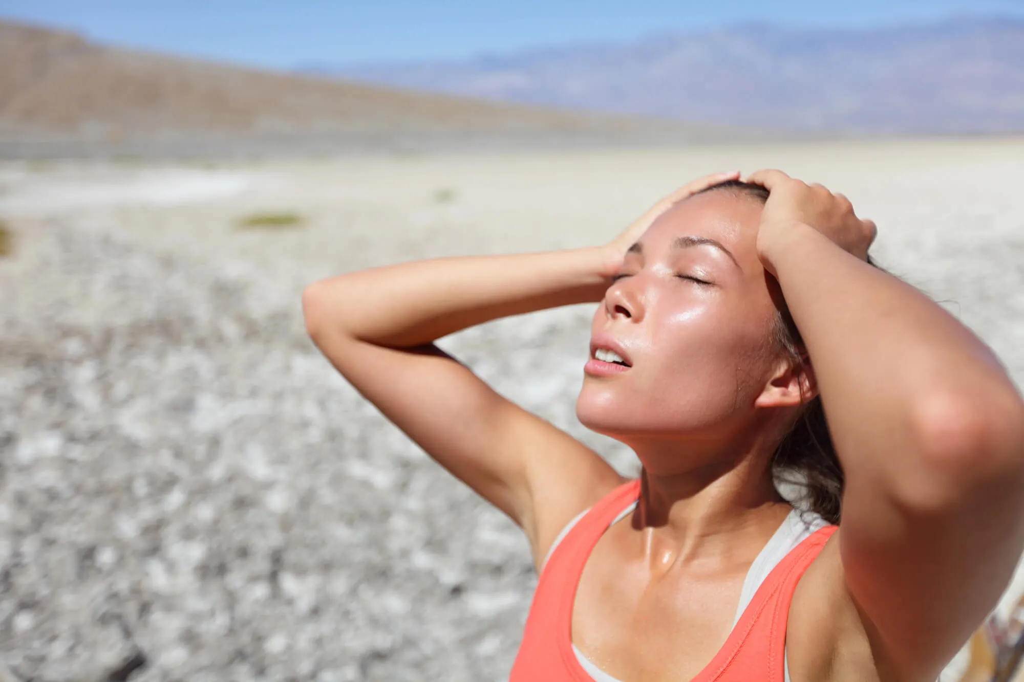 woman dehydrated needs IV hydration Palm Beach Gardens