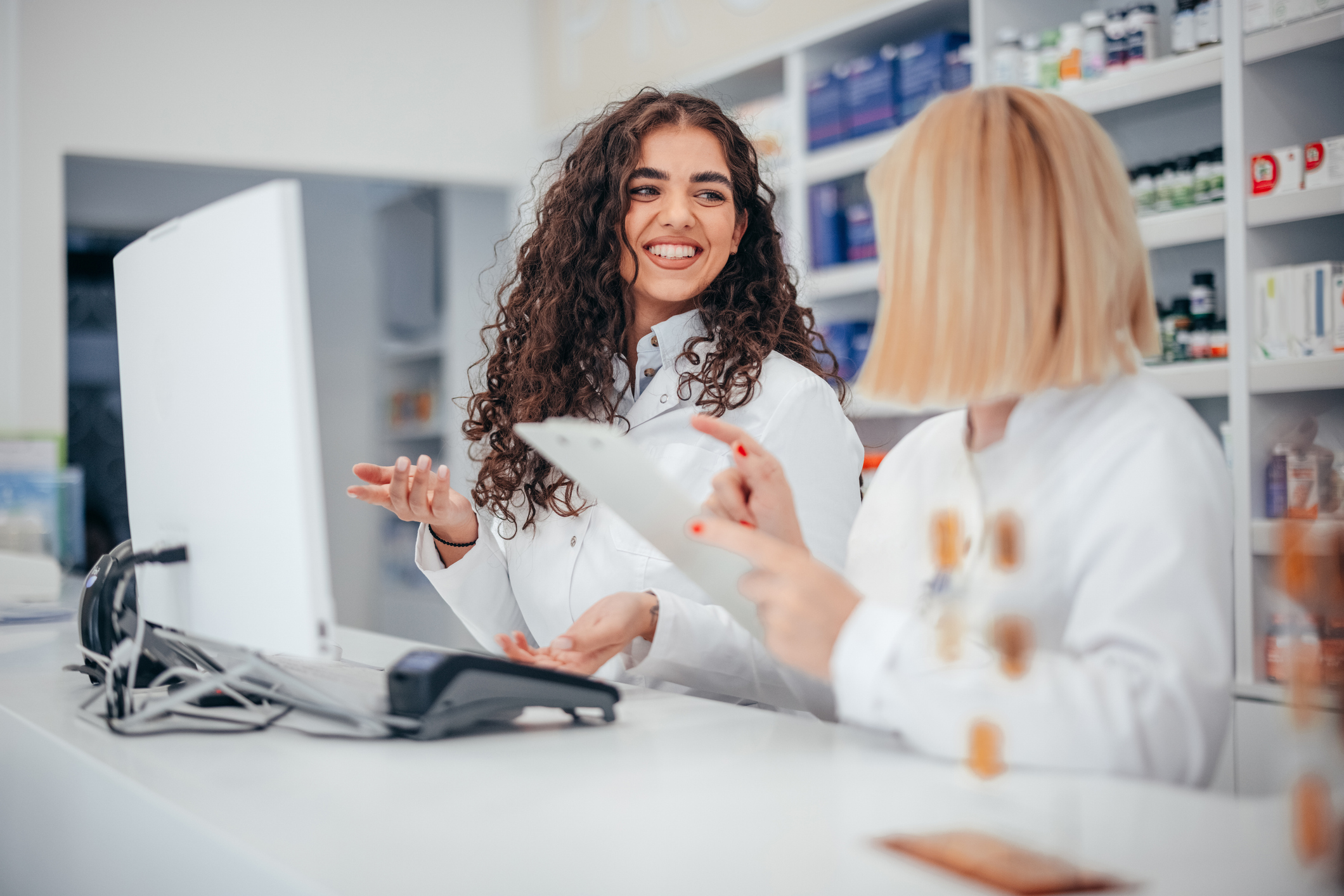 A hospital pharmacy