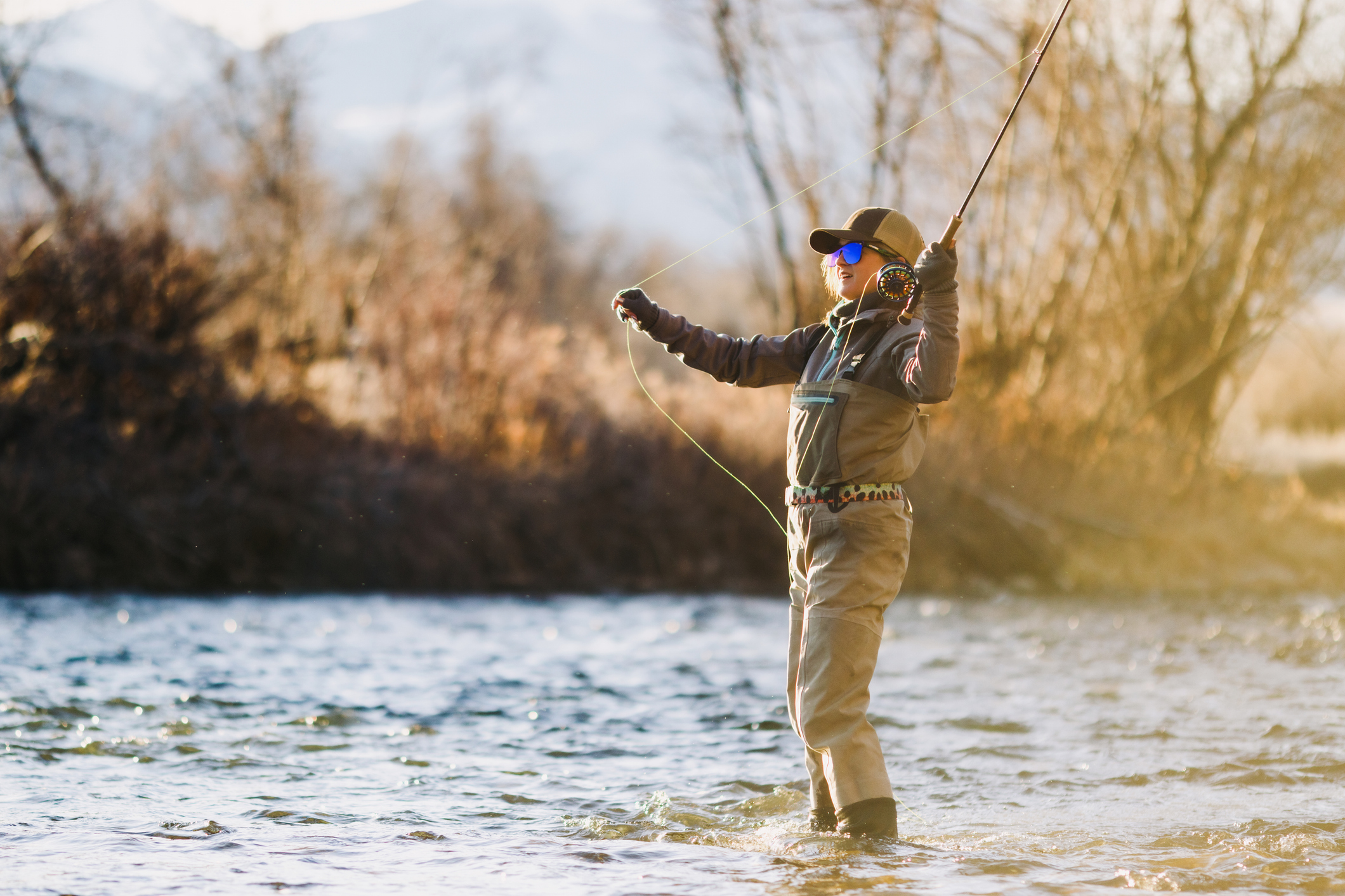 The Madison River near Ennis, Montana