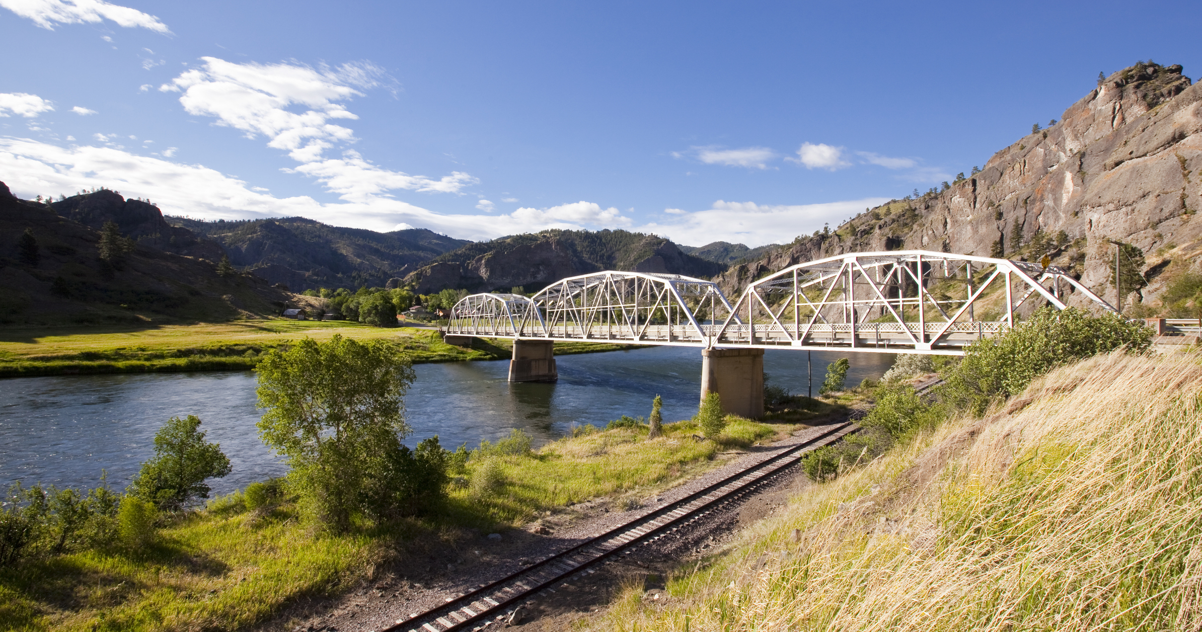 The Missouri River between Craig and Cascade, north of Helena