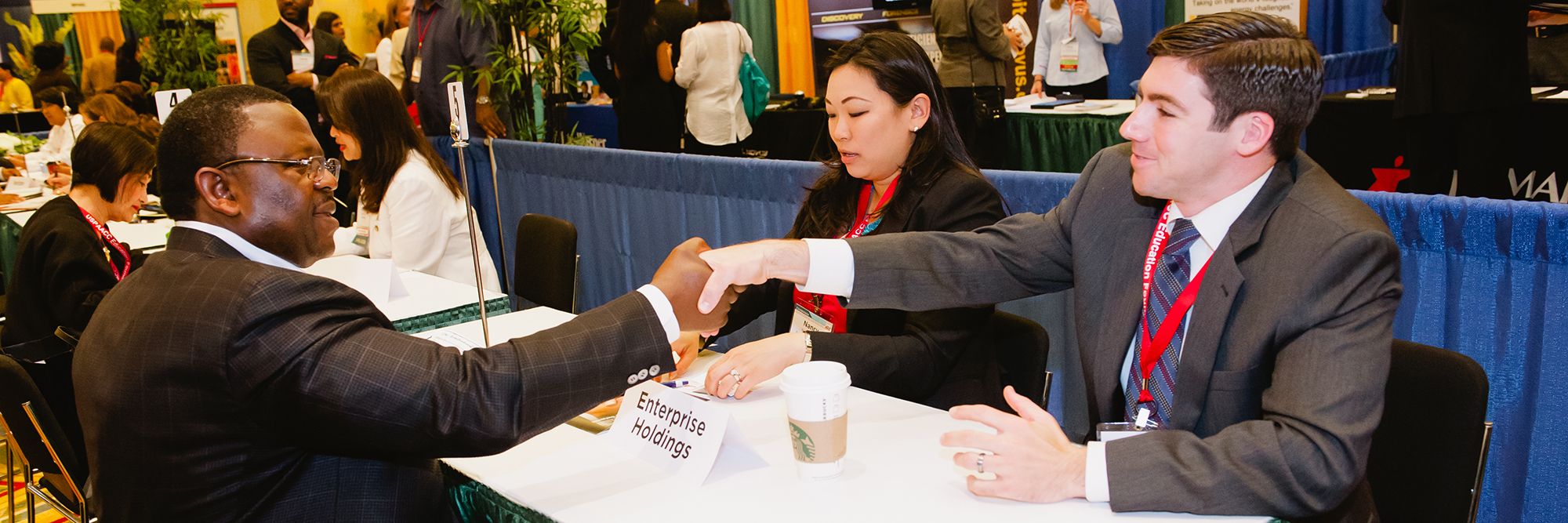 Corporate partners at a USPAACC event