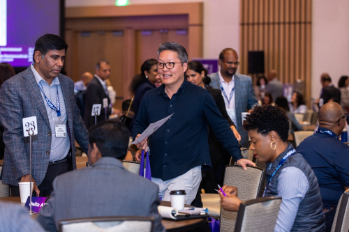 Networking break at CelebrASIAN 2025