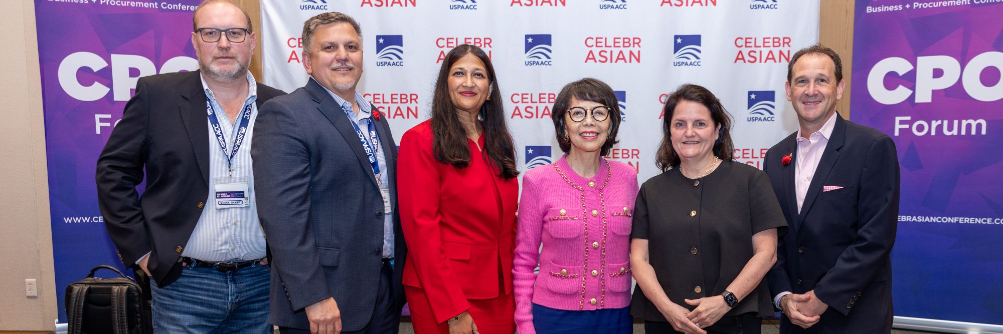 Chief Procurement Officers Forum panelists at CelebrASIAN