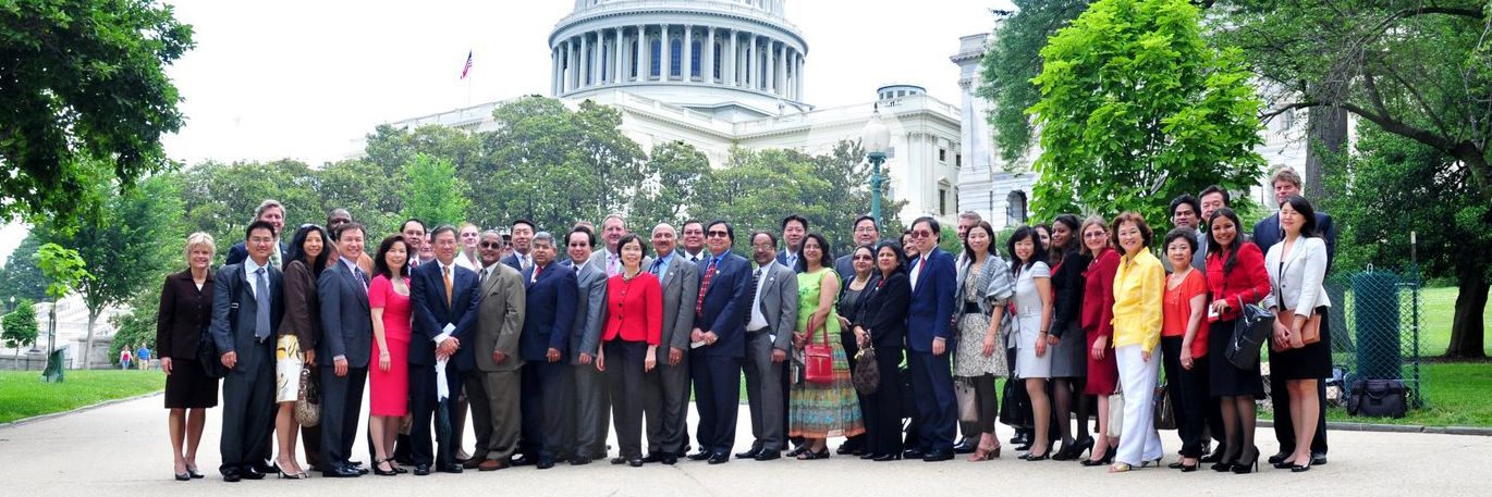 USPAACC delegation at the U.S. Capitol