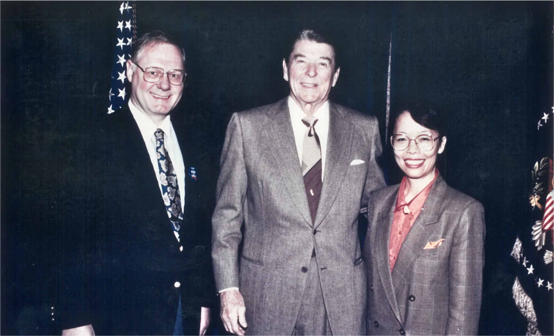 1987 — With President Ronald Reagan