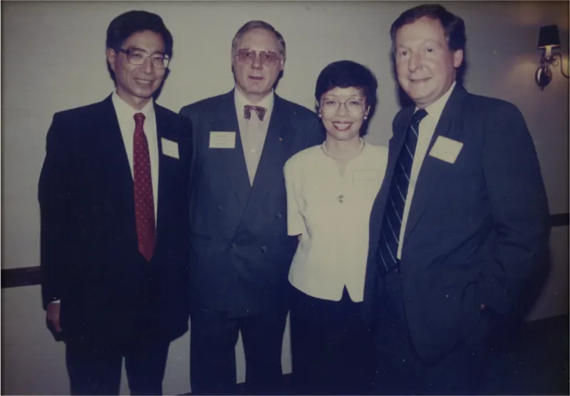1990 — Martin Lee meets Senator Mitch McConnell