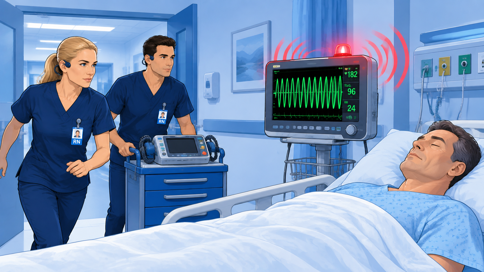 The most critical alarms remain audible.
