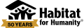 Gold banner with text '50 YEARS' in black, symbolizing a 50-year anniversary or milestone.