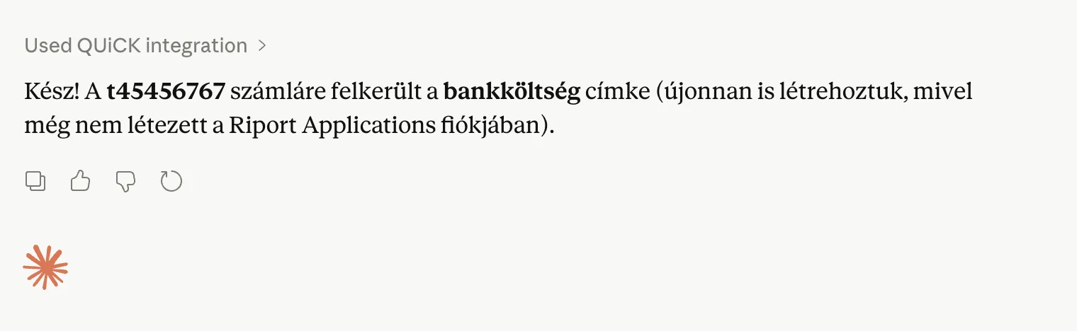 Claude-ban egy számlát címkézek fel egyszerű utasításokkal quick pénzügyi nyilvántartó bevétel költség excel