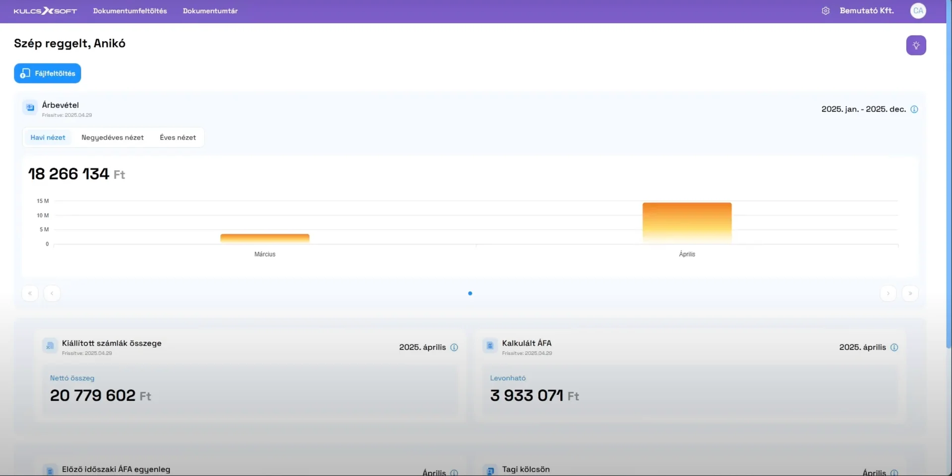 Kulcs Connect vs QUiCK? Mit tud a Kulcs Connect dashboard