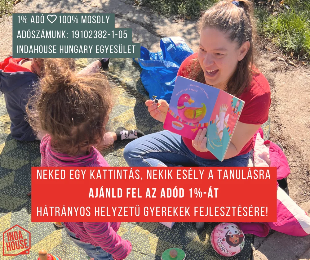 Ajánld fel adód 1%-át nonprofit QUiCK felhasználóinknak InDaHouse Hungary Egyesület