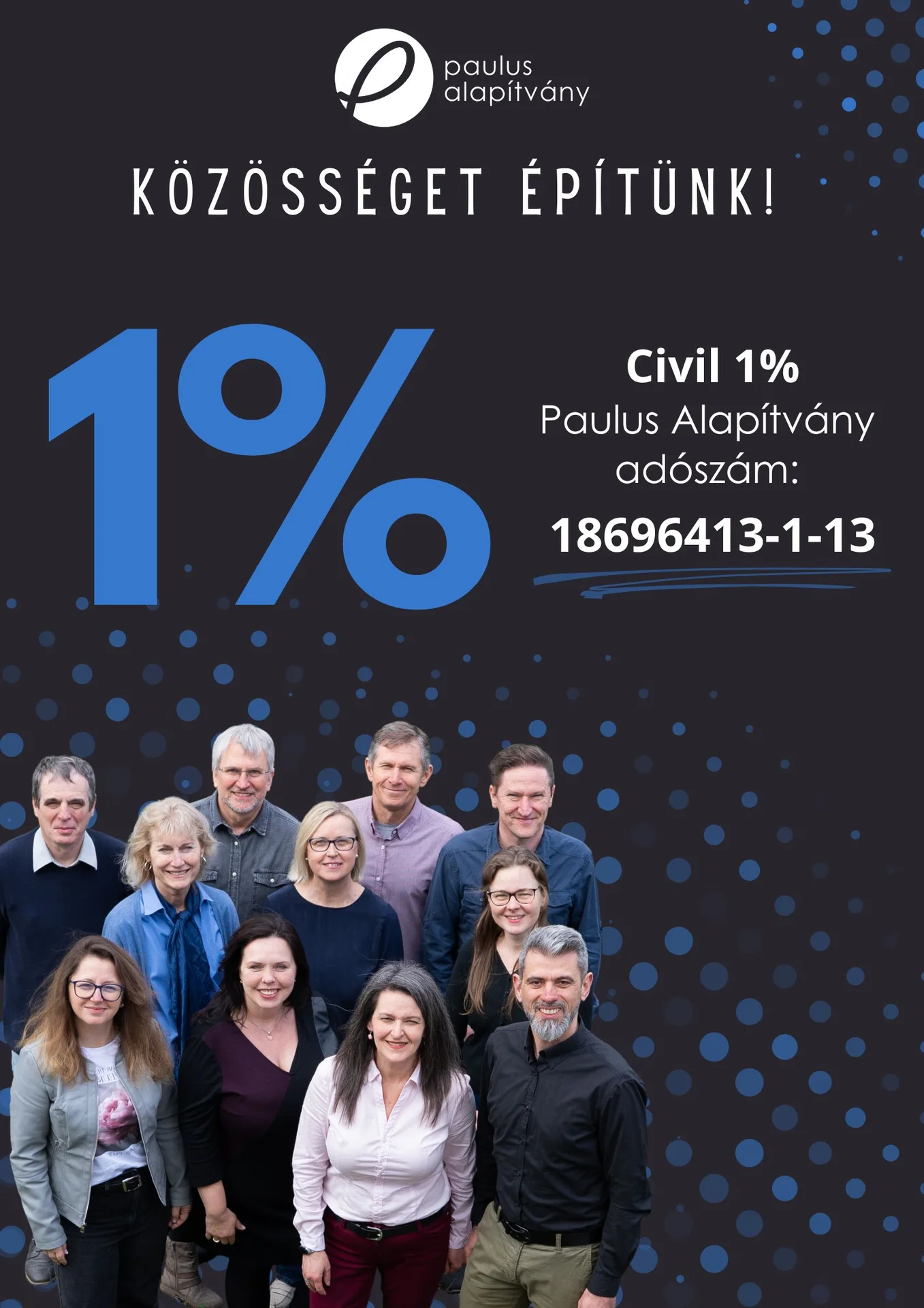 Ajánld fel adód 1%-át nonprofit QUiCK felhasználóinknak Paulus alapítvány