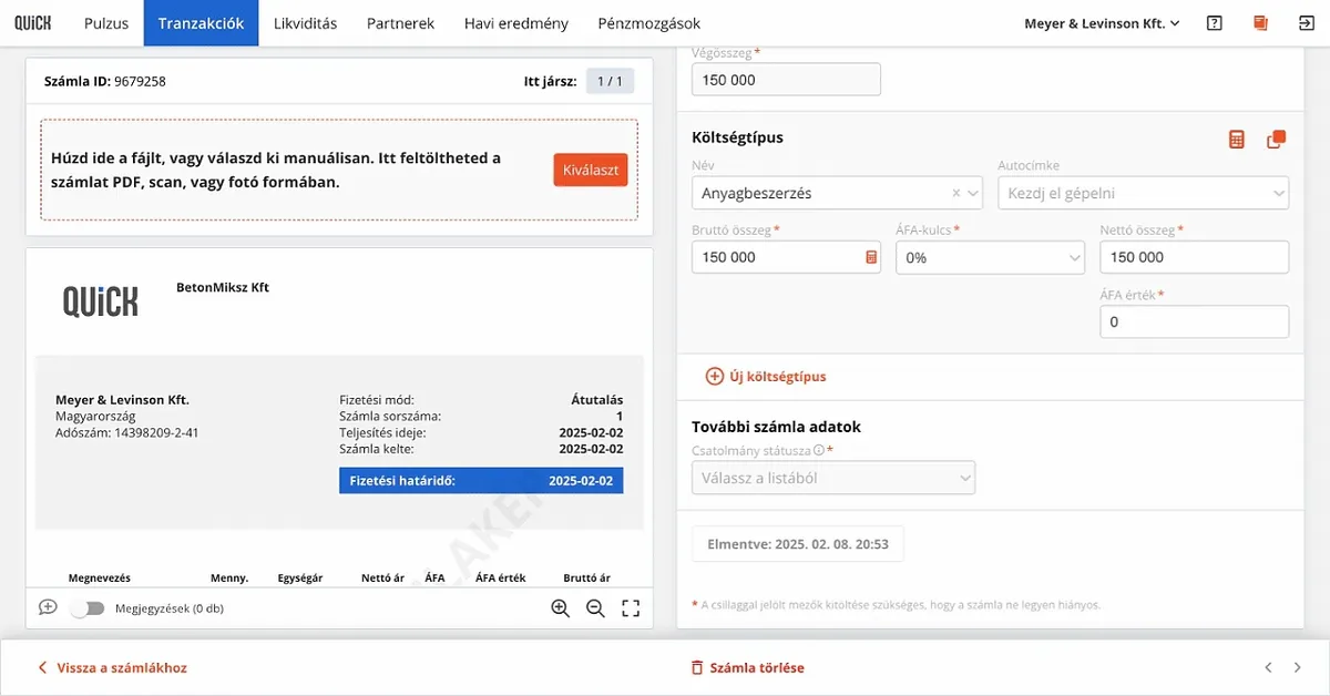 Egyedi adatmező létrehozása a QUiCKben
