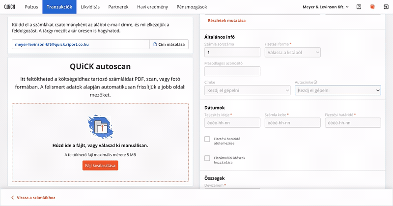 Címkék a QUiCKben