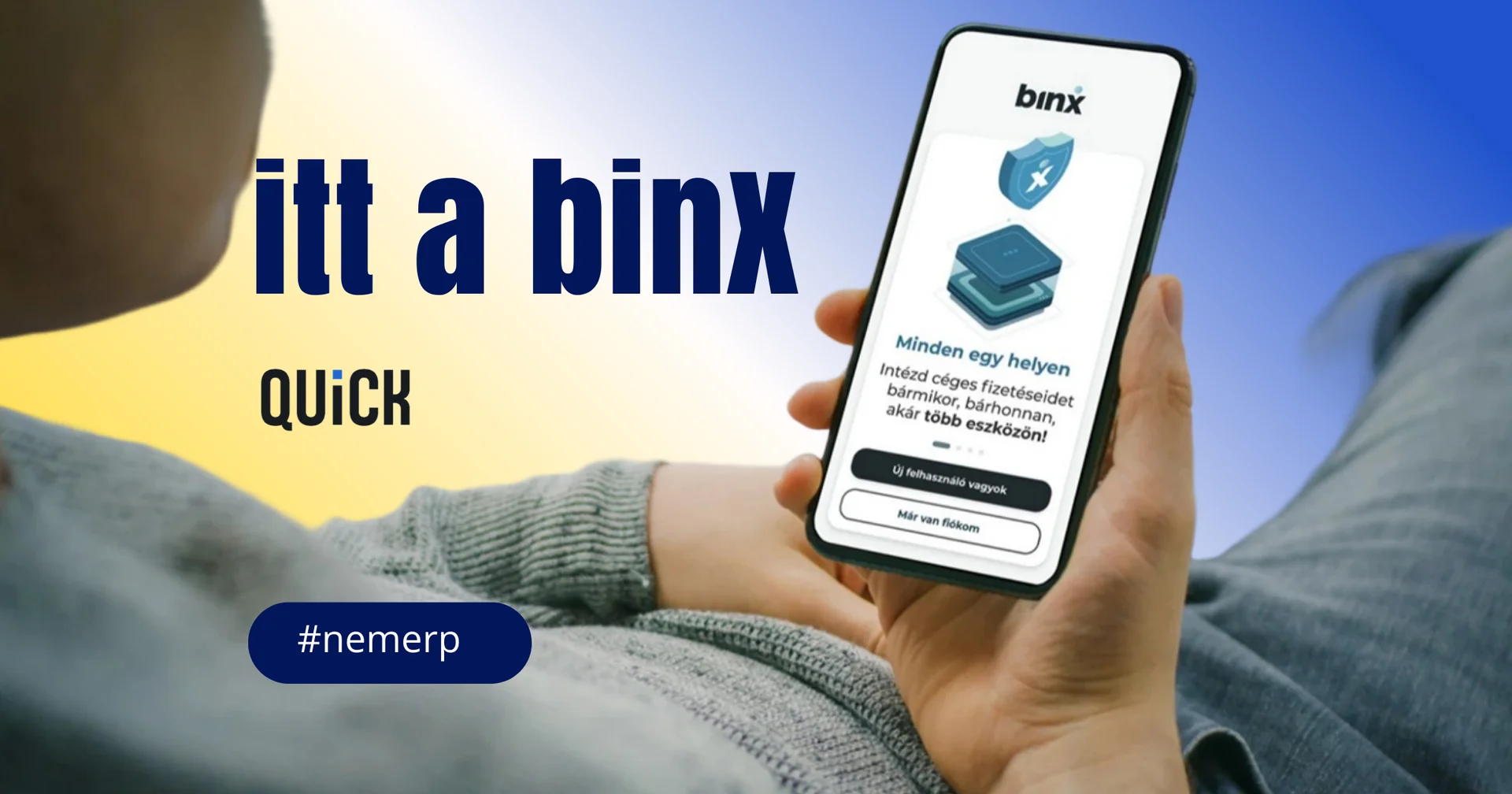 Binx utalások egyszerűen QUiCKbe érkezett számlákhoz