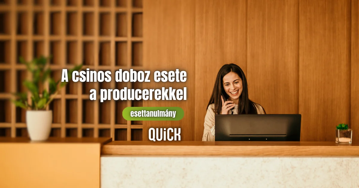 Egy csinos doboz a recepció előtt | Számlaiktatás