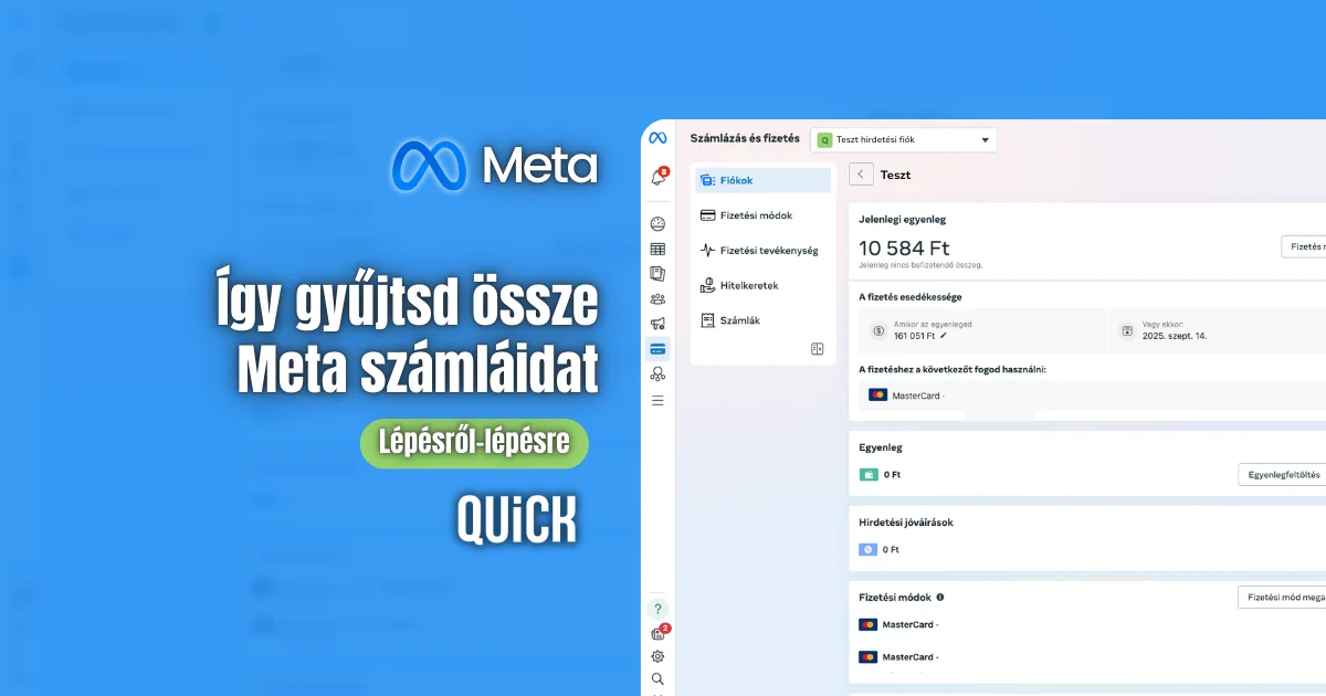 Hogyan tudod letölteni a Meta számlákat?