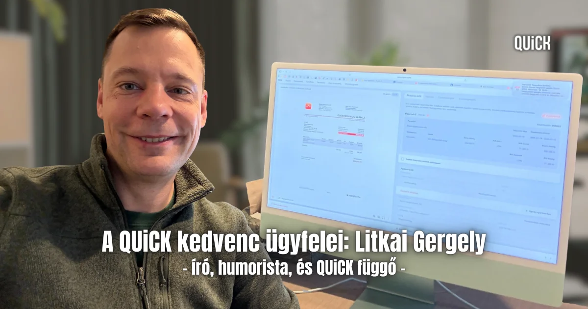 A quick kedvenc ügyfelei litkai gergely író humorista a quick függő felirat