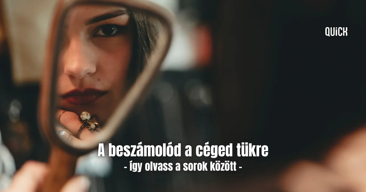 beszámoló a beszámolód a céged tükre így olvass a sorok között quick pénzügyi nyilvántartó költség bevétel excel