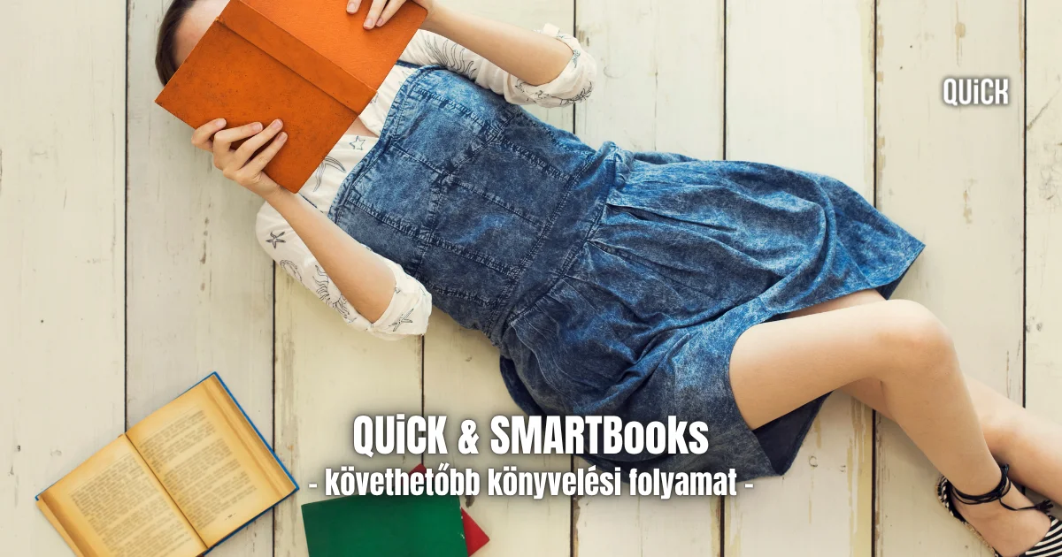 quick & smartbooks követhetőbb könyvelési folyamat pénzügyi nyilvántartó költség bevétel excel