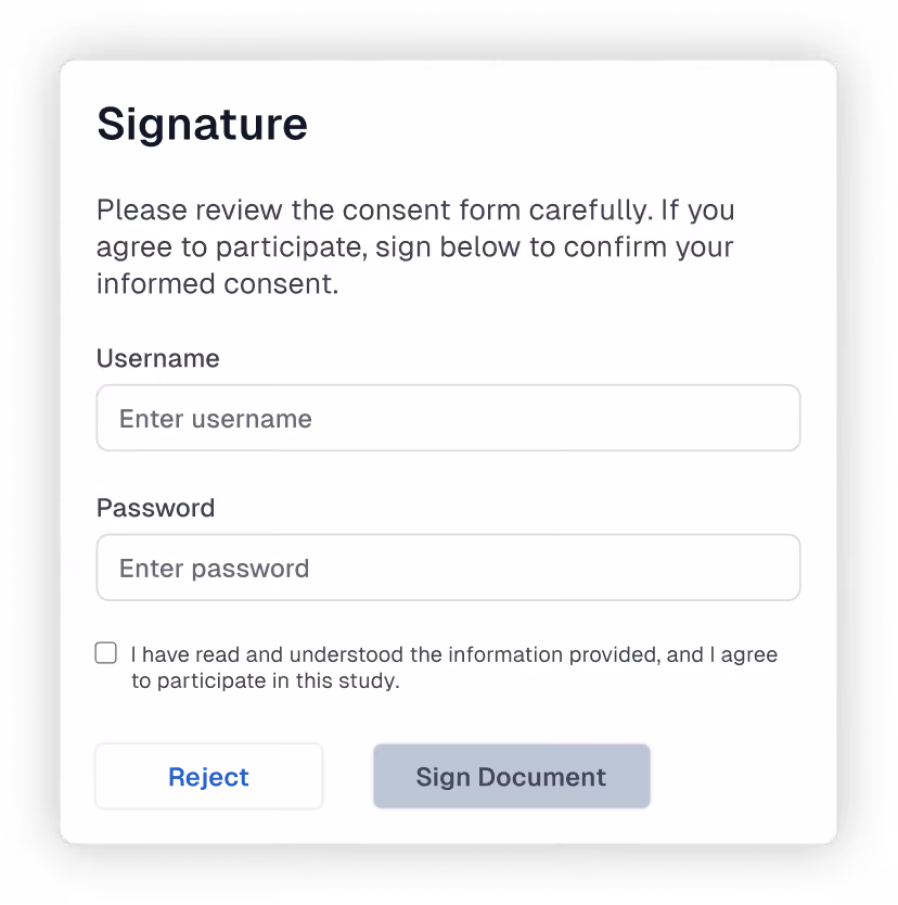 Remote or onsite signing